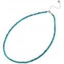Agate Mineral Necklace for Women with Apatite POL-N05/47L Agate Mineral Necklace for Women with Apatite POL-N05/47L