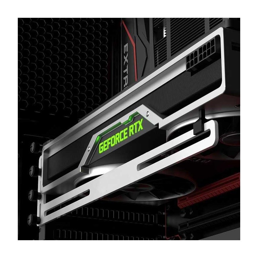 1st Cool 1stCOOL 1stCool Support GPU Aliuminis laikiklis, baltas – 3