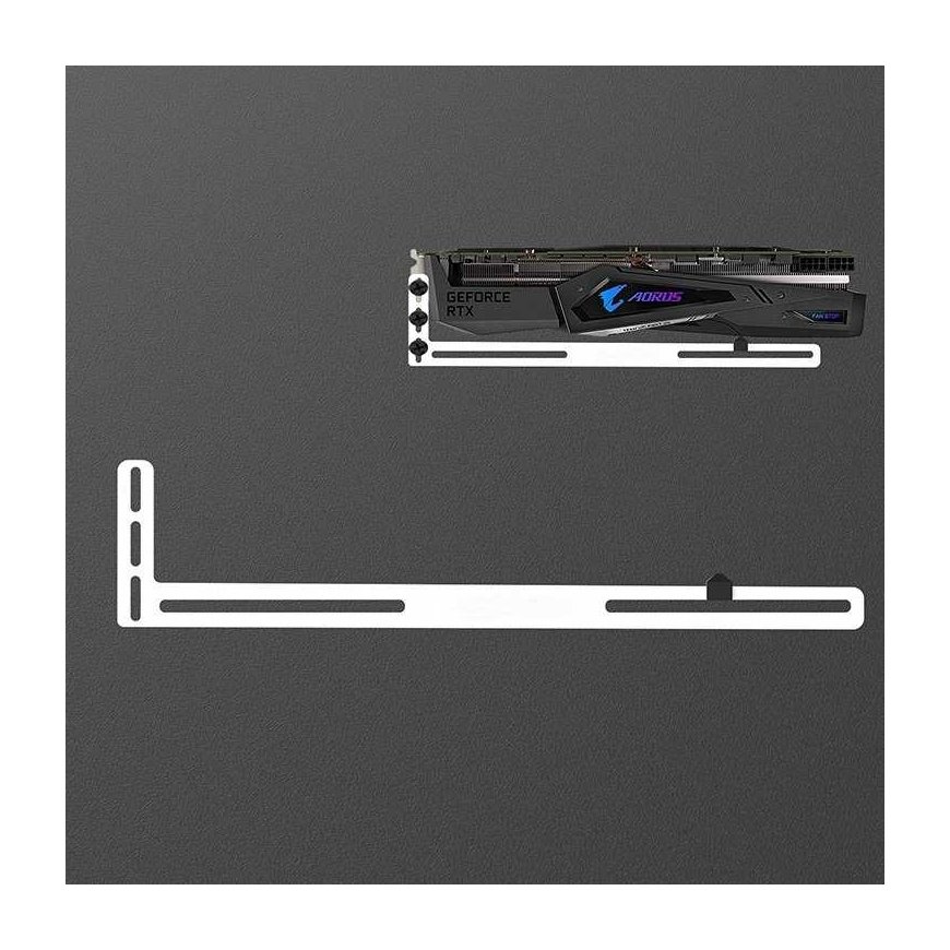1st Cool 1stCOOL 1stCool Support GPU Aliuminis laikiklis, baltas – 4