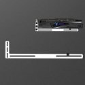 1st Cool 1stCOOL 1stCool Support GPU alumiinirunko, valkoinen
