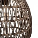 Atmosphera Solar lamp with wicker shade, Ø 21 cm, brown Atmosphera Solar lamp with wicker shade, Ø 21 cm, brown