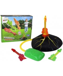 Lean Toys Dinosaur Rocket Launcher Toy Leantoys