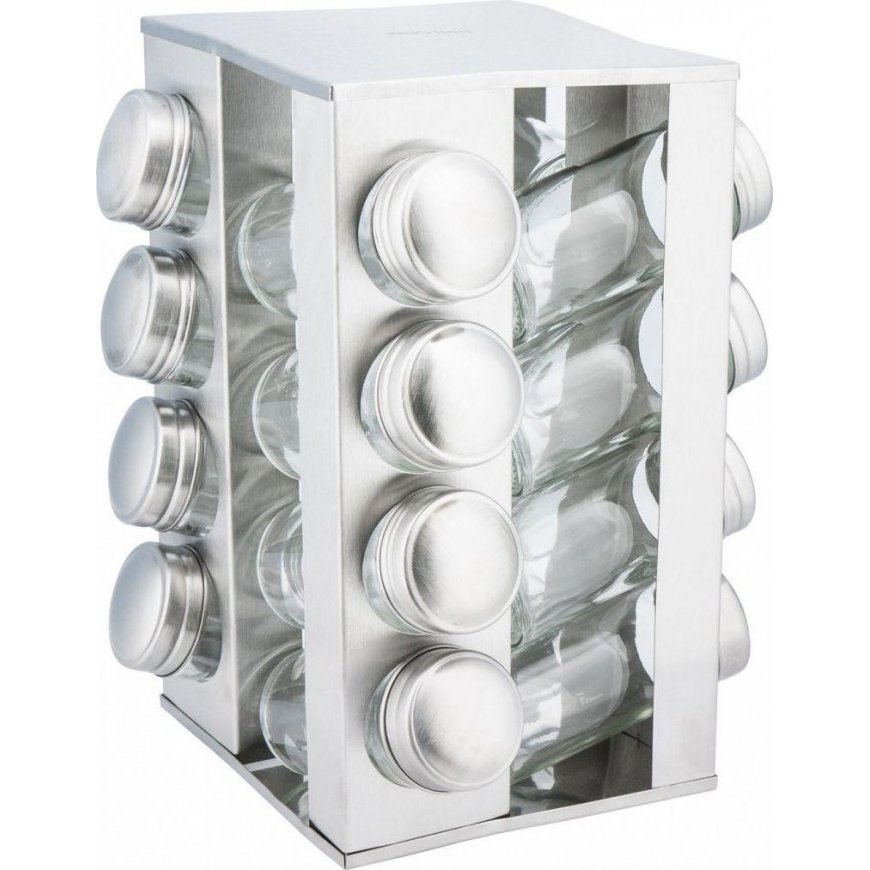 King Hoff spice rack 16 containers kinghoff kh-4007