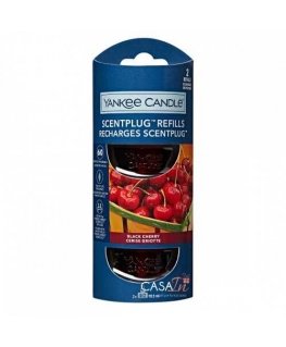 Yankee Candle Replacement refill for electric diffuser Organic Kit Juodas Cherry 2 x 18.5 ml 18.5ml elektrinis kvapų difuzorius