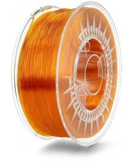 3D plastic Devil Design PET-G 1.75mm 1kg - Bright Orange Transparent