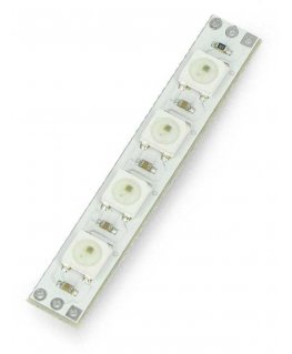 Pixel x4 module with addressable diodes LED RGB WS2812B 5050 - 48mm