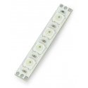 Pixel x4 -moduuli osoitteellisilla diodeilla LED RGB WS2812B 5050 - 48mm