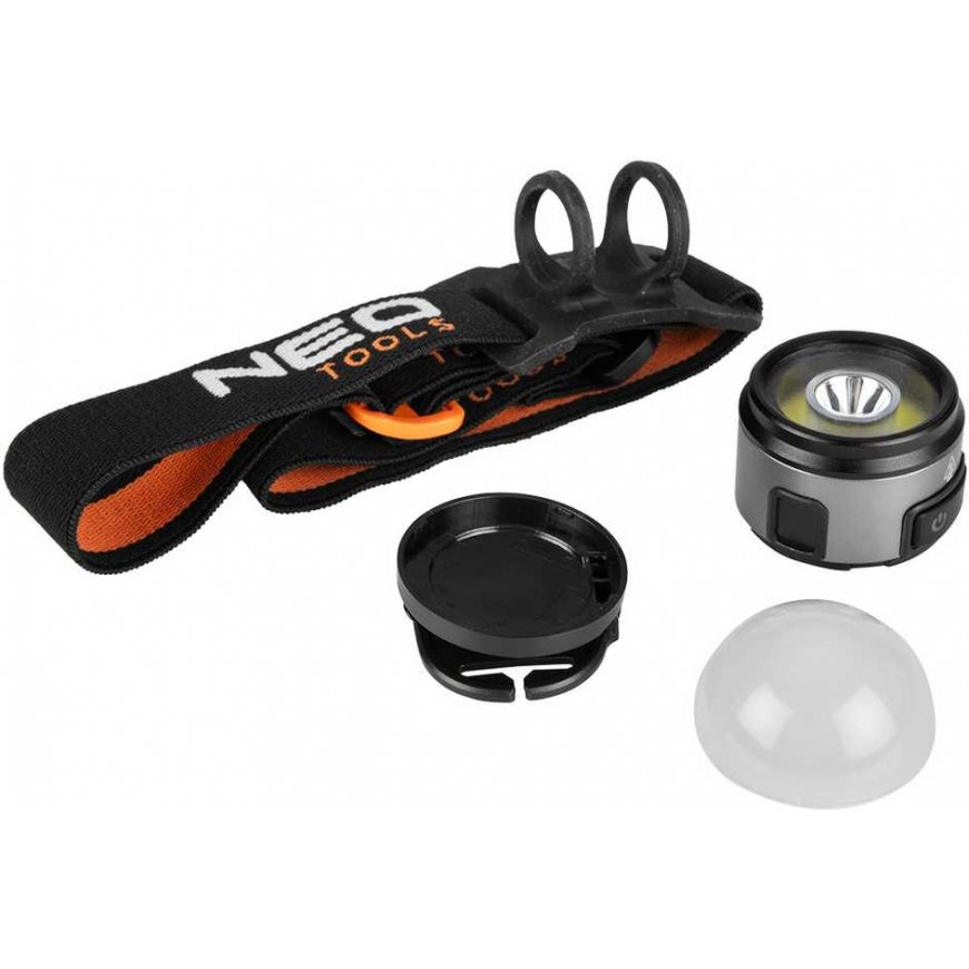 Neo Tools Kempingo priekinis žibintas 250+200lm – 2