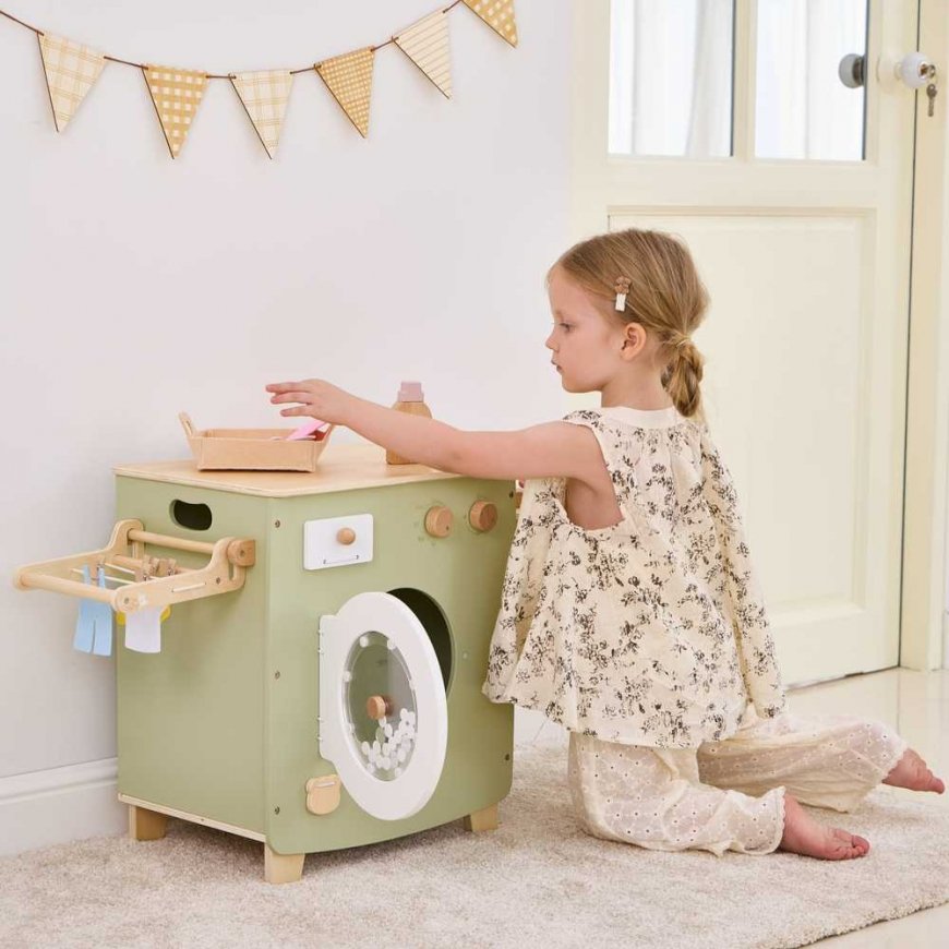 Viga Toys Puinen pesukone lapsille, Viga PolarB – 5
