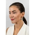Brilio Silver Decent silver earrings with synthetic opals EA652WB Brilio Silver Decent silver earrings with synthetic opals EA652WB