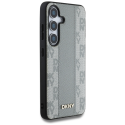 DKNY leather checkered pattern MagSafe case for Samsung Galaxy S25 taupe DKNY leather checkered pattern MagSafe case for Samsung Galaxy S25 taupe