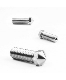 Micro Swiss Coated Abrasion Resistant High Flow Volcano Compatible/Artillery Sidewinder 1.75mm Nozzle - 1.0mm