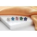 Brilio Silver Silver Sparkling Earrings Flowers EA1034WG Brilio Silver Silver Sparkling Earrings Flowers EA1034WG