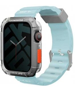 Skinarma rannekoru Shokku Apple Watch 45/44/42mm sininen