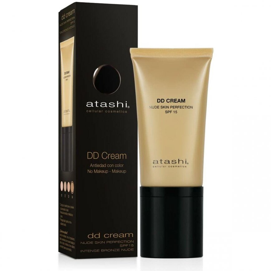 Sunscreen with color Atashi Celullar Cosmetic Dd DD Cream Spf 15 50 ml