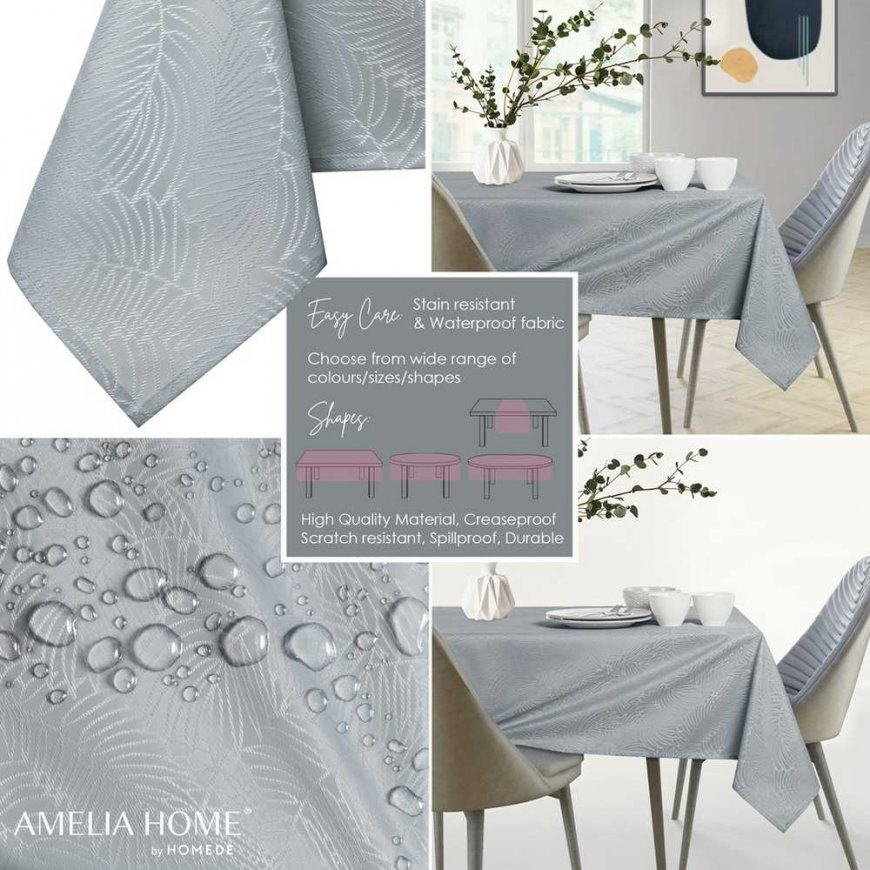 AmeliaHome Staltiesė AH GAIA BRD LIGHTGREY 100x100