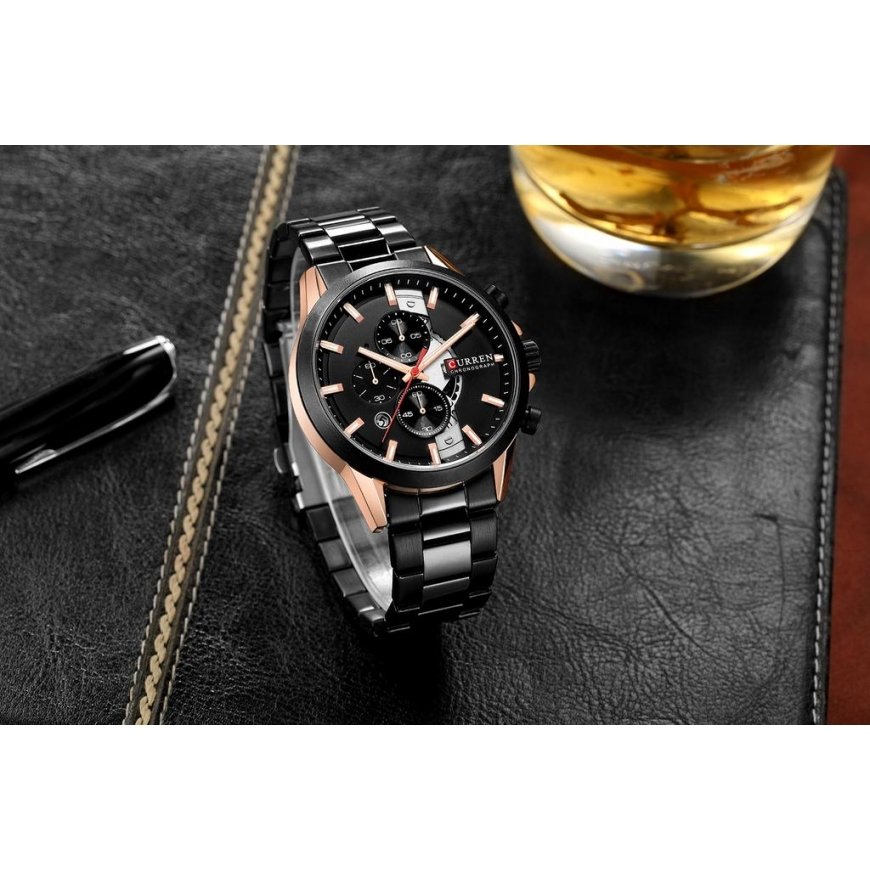 MEN'S WATCH CURREN 8325 (zc021b) – CHRONOGRAPH – 3