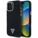Case Guess Denim Triangle Logo MagSafe for iPhone 16 Pro Max black Case Guess Denim Triangle Logo MagSafe for iPhone 16 Pro Max black