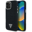Case Guess Denim Triangle Logo MagSafe for iPhone 16 Pro Max black Case Guess Denim Triangle Logo MagSafe for iPhone 16 Pro Max black