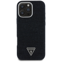Case Guess Denim Triangle Logo MagSafe iPhone 16 Pro Max mustalle Case Guess Denim Triangle Logo MagSafe iPhone 16 Pro Max mustalle
