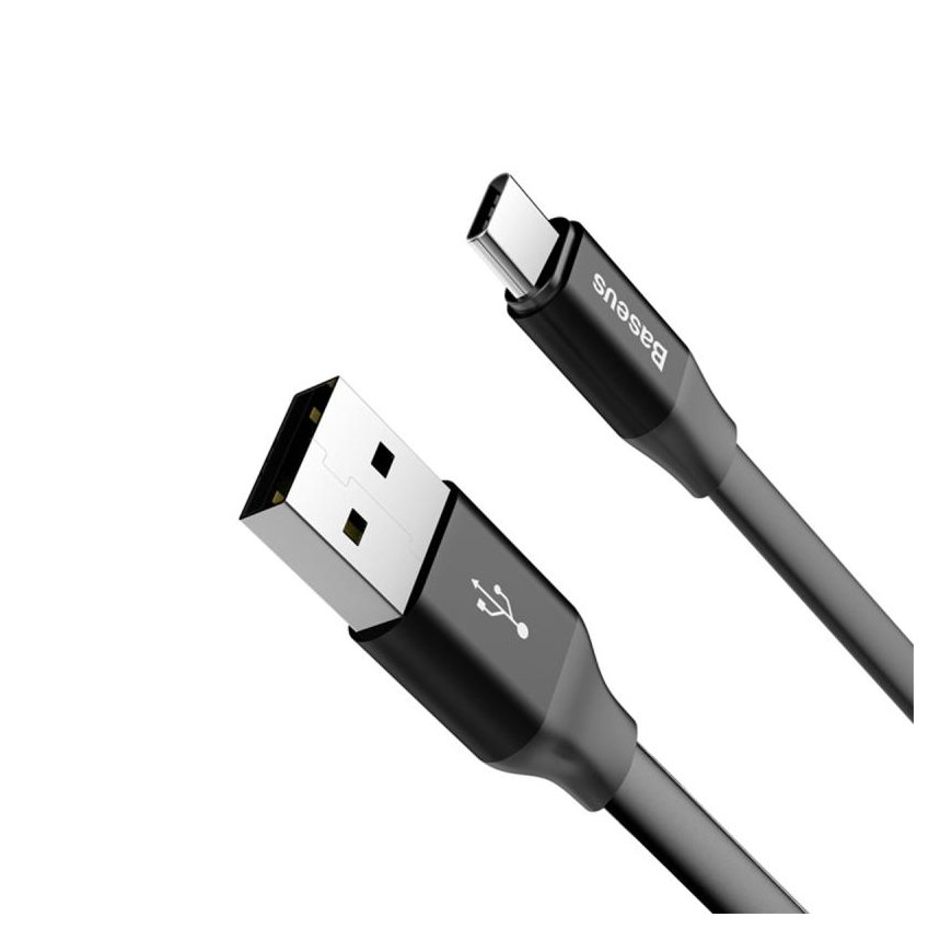 Baseus CALMBJ-B01 USB kabelis USB 2.0 1,2 m USB B USB C Melns – 2