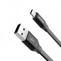 Baseus CALMBJ-B01 USB kabelis USB 2.0 1,2 m USB B USB C Juoda Baseus CALMBJ-B01 USB kabelis USB 2.0 1,2 m USB B USB C Juoda