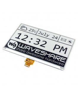 E-paper E-Ink 7.5 800x480px, display with attachment for Raspberry Pi, Waveshare 13504