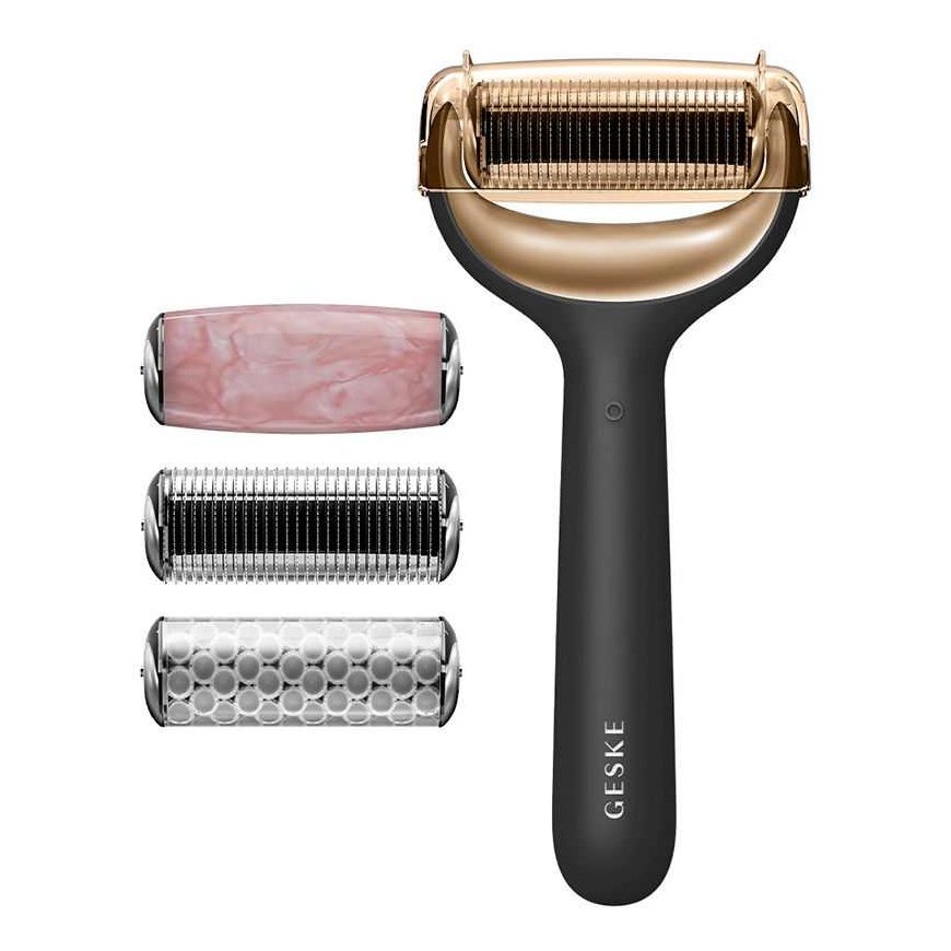 GESKE MicroNeedle Face & Body Roller 9 in 1 (MicroNeedle Face & Body Roller) Gray cosmetic device – 2