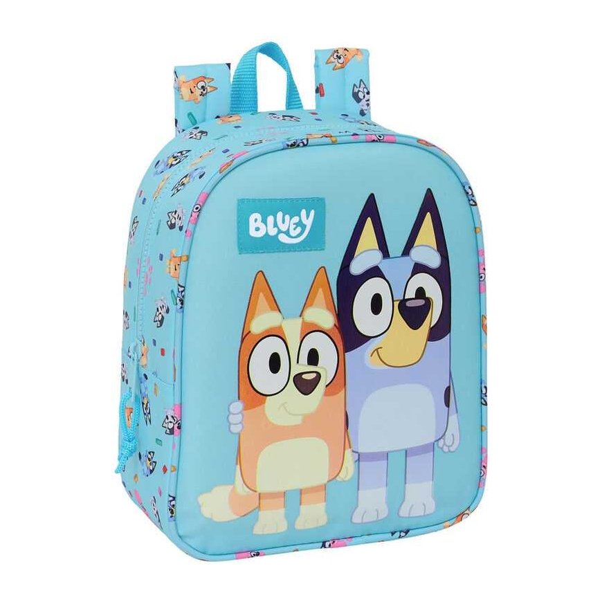 School bag Bluey Sky blue 22 x 27 x 10 cm
