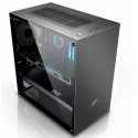 EVOLVEO M4, mATX kotelo, 1x120 mm PWM tuuletin, läpinäkyvä puoli, musta