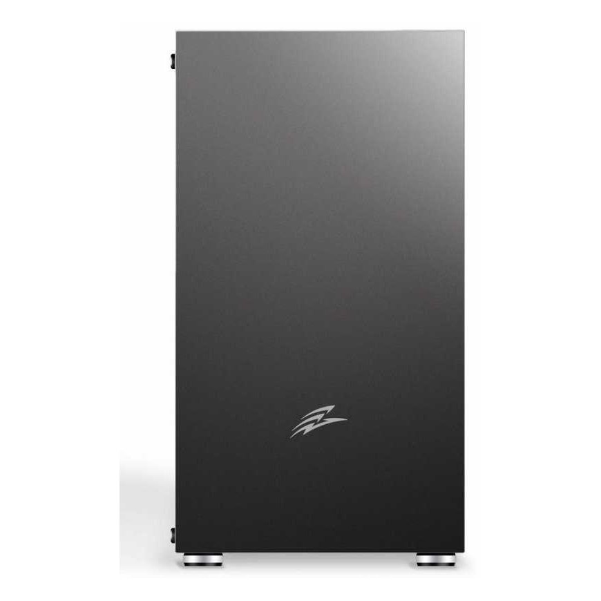 EVOLVEO M4, mATX case, 1x120 mm PWM fan, transparent side, black – 2