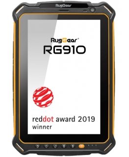 RugGear RG910 4G Qualcomm Snapdragon LTE 32 GB 20,3 cm (8") 4 GB Wi-Fi 4 (802.11n) Android 8.0 Must, Oranž