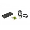 Author Foldable lock AUL FlexGuard-8 X9 l.940mm (black) Author Foldable lock AUL FlexGuard-8 X9 l.940mm (black)