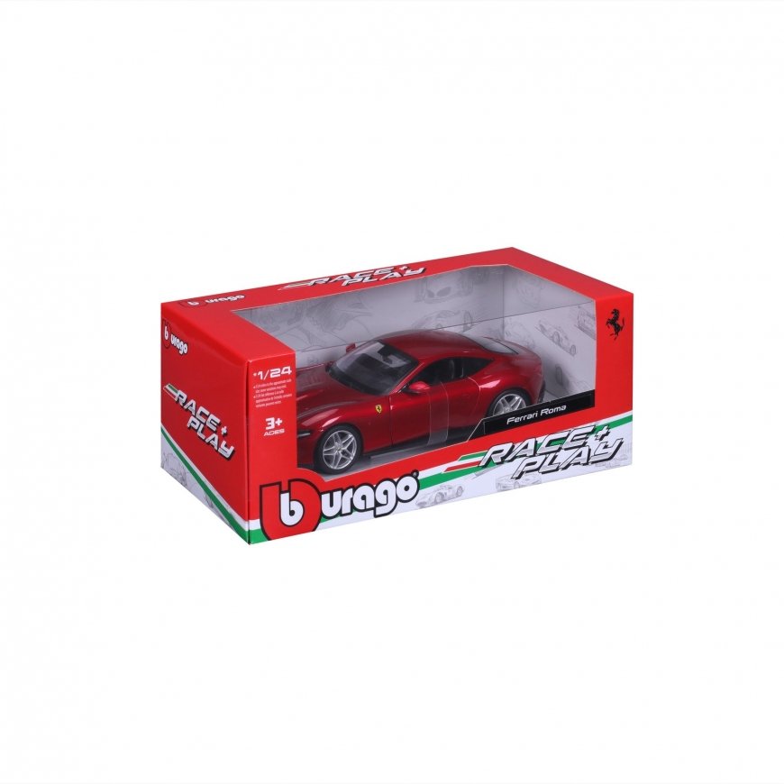 BBURAGO Ferrari Roma Urheiluauton pienoismalli Esikoottu 1:24 – 2