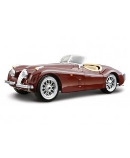 BBURAGO Jaguar Xk 120 Cabrio 1948 Модель родстера Заранее смонтированный 1:24