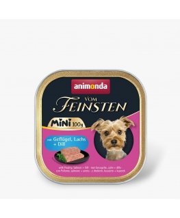 animonda Vom Feinsten 4017721823586 влажный корм для собак Укроп, Птица, Лосось Взрослый 100 g