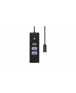 Orico PWC2U-C3 USB-C Hub | 2x USB-A 3.0 + 1x USB-C 3.0 - Black