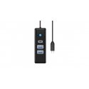 Orico PWC2U-C3 USB-C Hub | 2x USB-A 3.0 + 1x USB-C 3.0 - Black Orico PWC2U-C3 USB-C Hub | 2x USB-A 3.0 + 1x USB-C 3.0 - Black