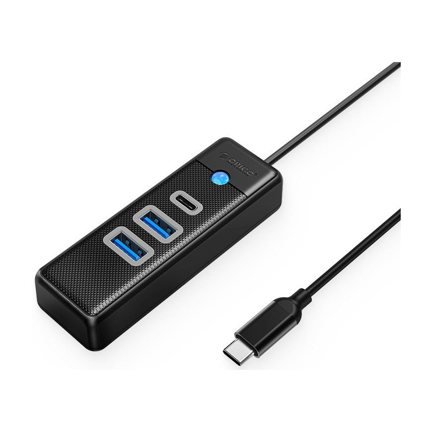 Orico PWC2U-C3 USB-C Hub | 2x USB-A 3.0 + 1x USB-C 3.0 - Black – 2