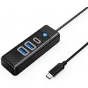 Orico PWC2U-C3 USB-C Hub | 2x USB-A 3.0 + 1x USB-C 3.0 - Black Orico PWC2U-C3 USB-C Hub | 2x USB-A 3.0 + 1x USB-C 3.0 - Black