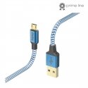 Hama Reflective USB cable USB 2.0 1.5 m USB A Micro-USB B Blue Hama Reflective USB cable USB 2.0 1.5 m USB A Micro-USB B Blue