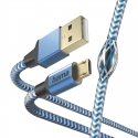 Hama Reflective USB cable USB 2.0 1.5 m USB A Micro-USB B Blue Hama Reflective USB cable USB 2.0 1.5 m USB A Micro-USB B Blue