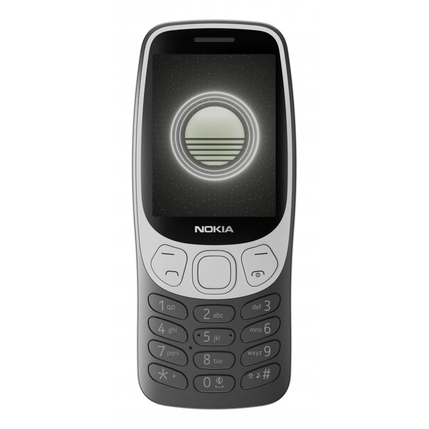 HMD Nokia 3210 (2024) 6,1 cm (2.4") 89 g Melns Tālrunis ar papildiespējām