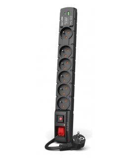 ACAR W2436 сетевой фильтр Черный 6 розетка(и) 230 V 1,5 m
