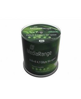 MediaRange MR443 kompaktdisks DVD 4,7 GB DVD+R 100 pcs