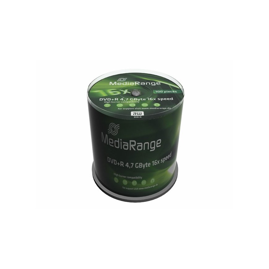 MediaRange MR443 чистый DVD 4,7 GB DVD+R 100 шт