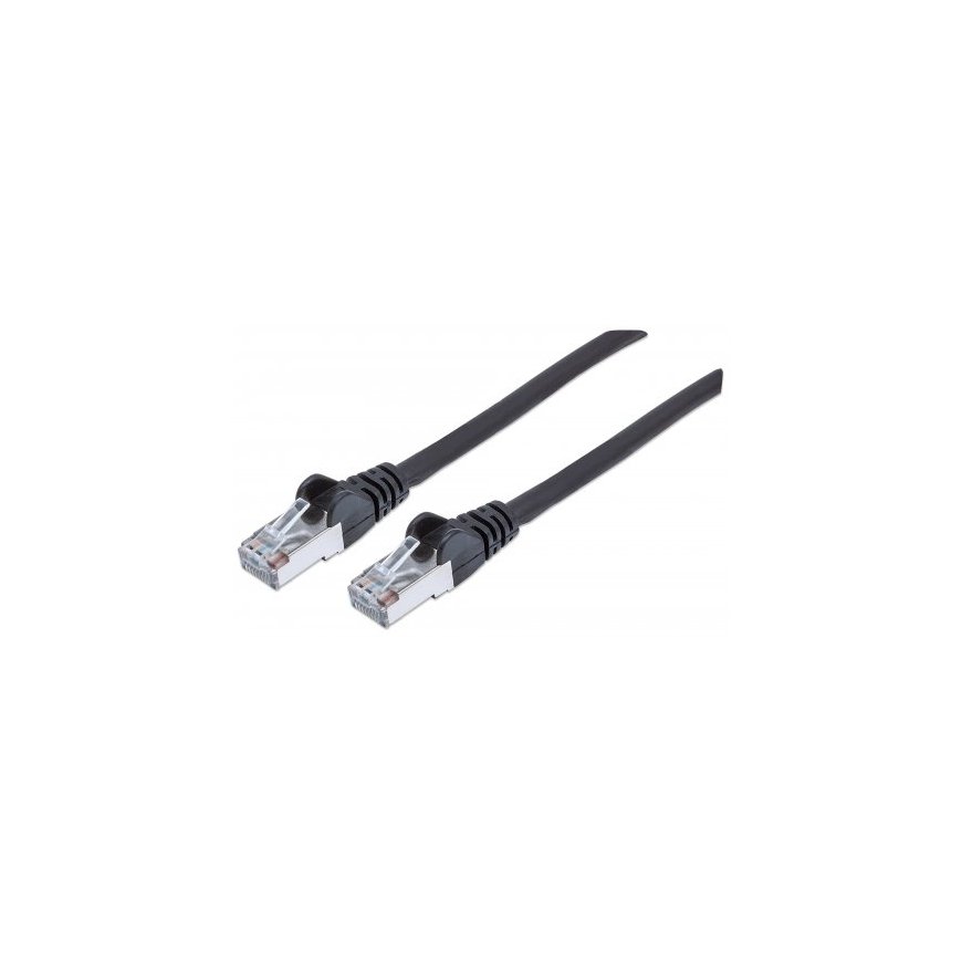 Intellinet 731812 tinklo kabelis Juoda 10 m Cat6a S/FTP (S-STP)