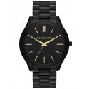 Laikrodis moterims Michael Kors Slim Runway MK3221, Juodas Laikrodis moterims Michael Kors Slim Runway MK3221, Juodas
