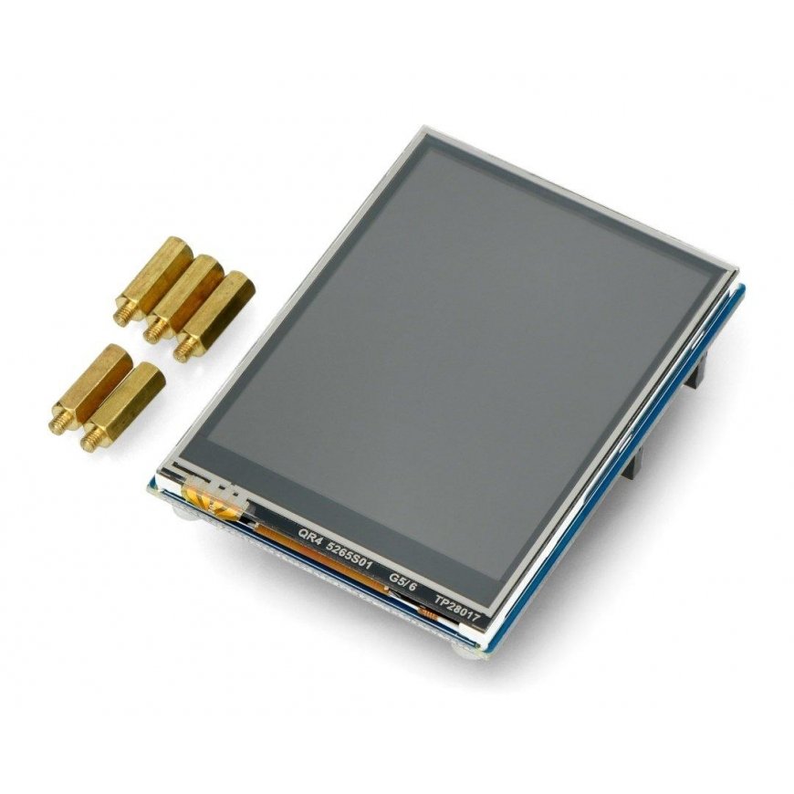 Touchscreen LCD IPS screen 2.8" 320x240px, SPI, 65K RGB, for Raspberry Pi Pico, Waveshare 19804 – 2
