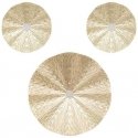 Atmosphera Gold LESLIE Metal Wall Decorations, 3 pcs Atmosphera Gold LESLIE Metal Wall Decorations, 3 pcs